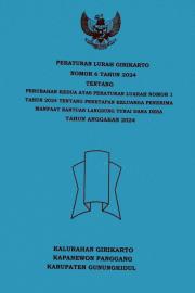 Perlur No 6 Th 2024 ttg Perubahan Kedua KPM BLT